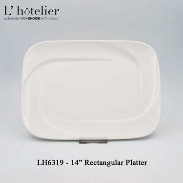 L'Hotelier 14" Rectangular Platter
