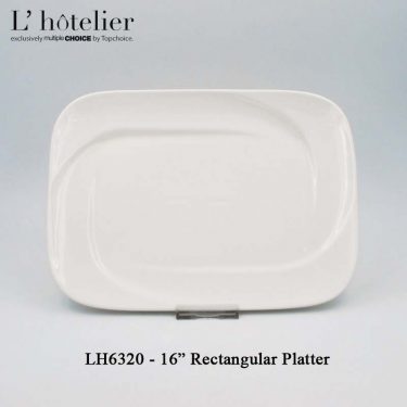 L'Hotelier 16" Rectangular Platter
