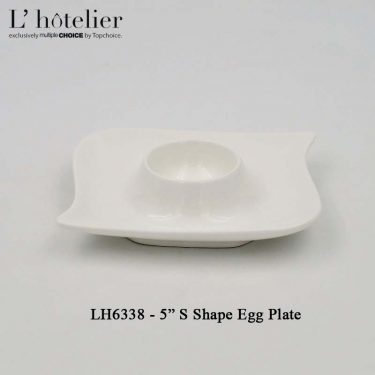L'Hotelier S Square Shape 5" Egg Plate