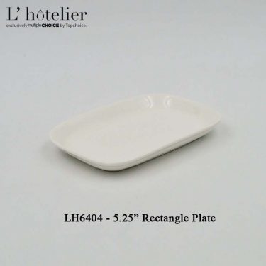 L'Hotelier 5.25" Rectangular Plate