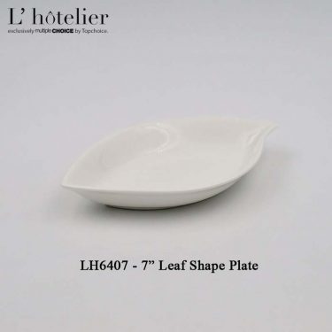 L'Hotelier 7" Leaf Shape Plate