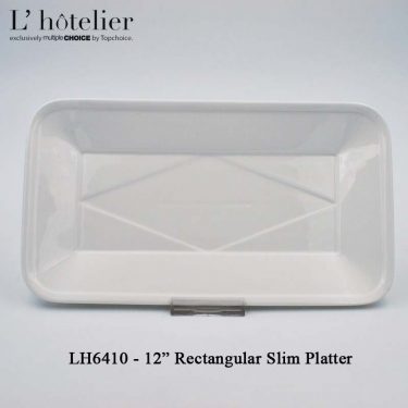 L'Hotelier 12" Rectangular Slim Platter