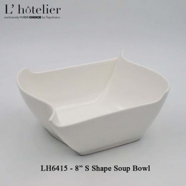 L'Hotelier S Shape 8" Soup Bowl