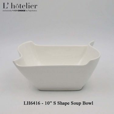 L'Hotelier S Square Shape 10" Soup Bowl