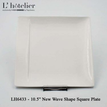 L'Hotelier New Wave Shape 10.5" Square Plate