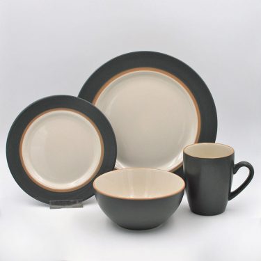 16pc Dinner Set Stoneware - Kensington Slate