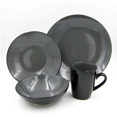 16pc Dinner Set Stoneware - Indies Granite