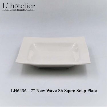 L’Hotelier New Wave Shape 7" Square Soup Plate