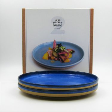 Artisan Blue - 2pc 10" Reactive Glazed Porcelain Plate
