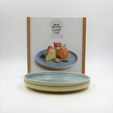 Artisan Jade - 2pc 8" Reactive Glazed Porcelain Plate