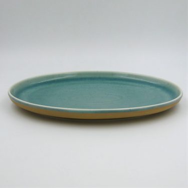Artisan Jade - 1pc 11.8" Reactive Glazed Porcelain Oval Platter