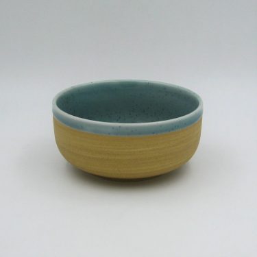 Artisan Jade - 1pc 6" Reactive Glazed Porcelain Bowl