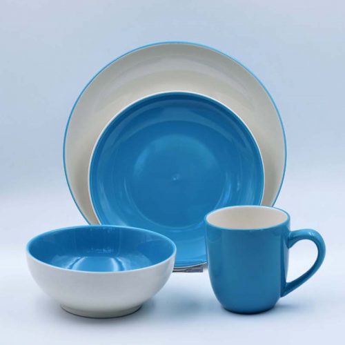 24pc Dinner Set Stoneware Happi Aqua Multiple Choice Philippines