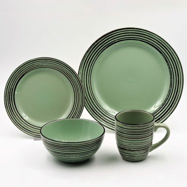 16pc Dinner Set Stoneware - Birch Sage