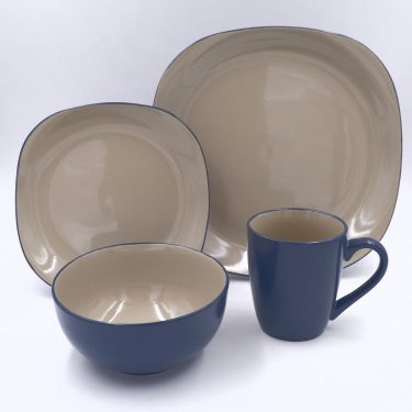 16pc Dinner Set Stoneware - Fontana Stone