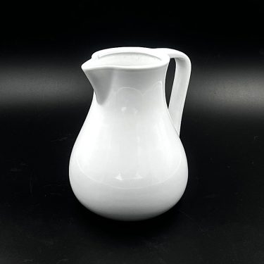 White Ceramic Pitcher / Vase 1.5 Liters