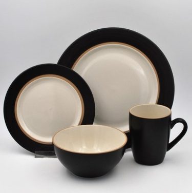 16pc Dinner Set Stoneware - Kensington Coffee